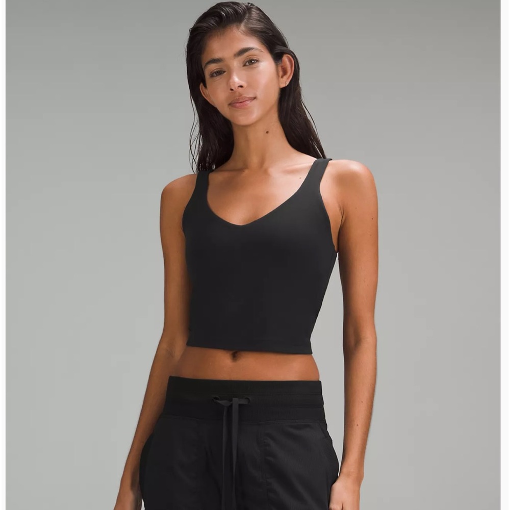 black lululemon align tank top